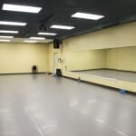 Extra large studio with sprung floors and mirrors